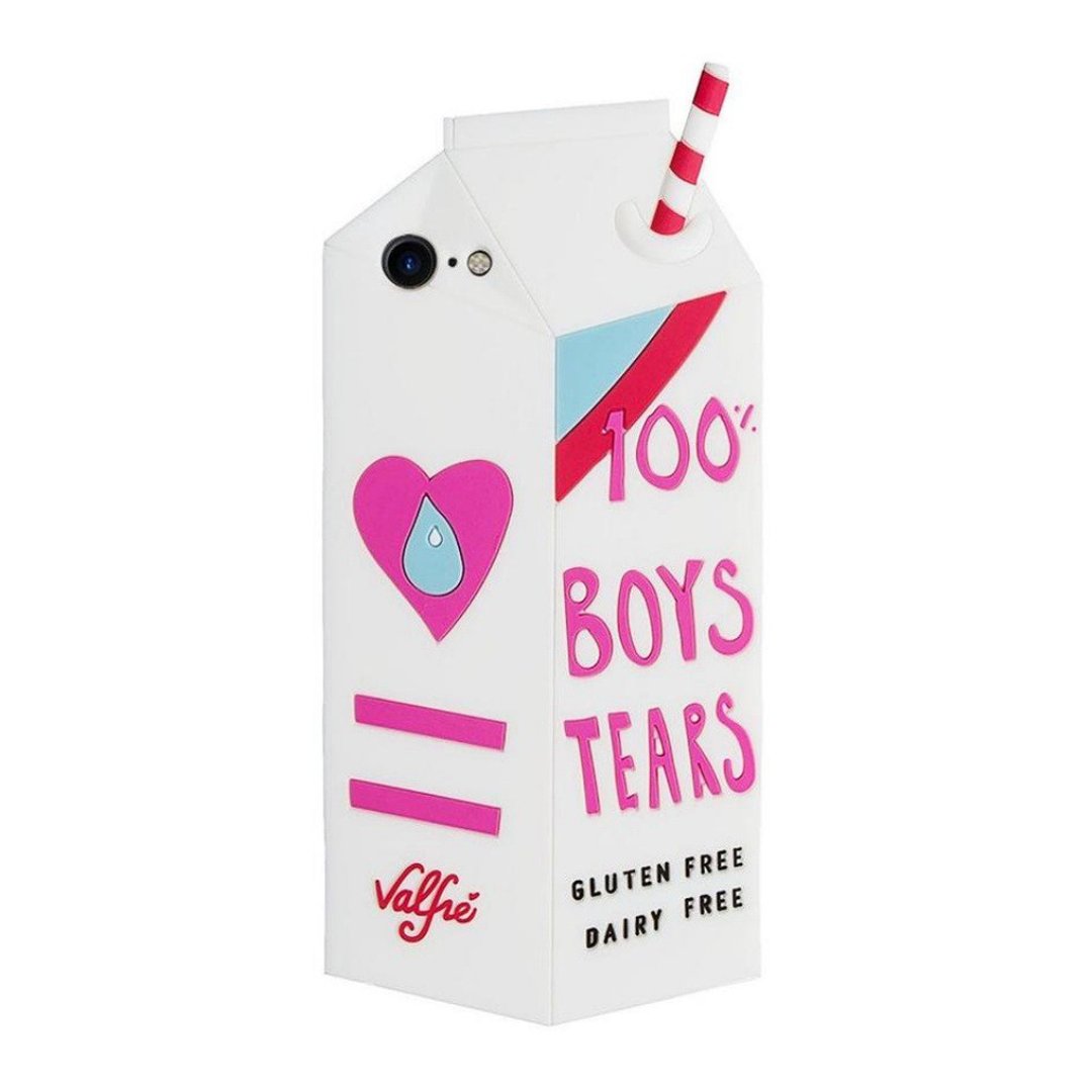 美国 Valfre / Boys Tears 牛奶盒 3D iPhone 手机壳 - 手机壳/手机套 - 硅胶 白色