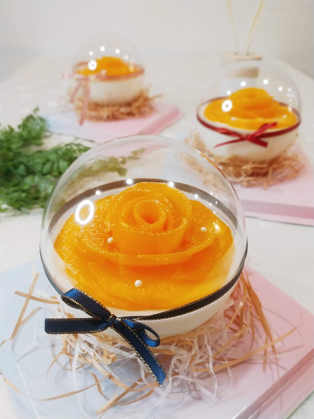 【宅配 6 年零损毁】清甜芒果生奶酪 5 寸 | 健康无添加•可宅配 - 蛋糕/甜点 - 新鲜食材 黄色