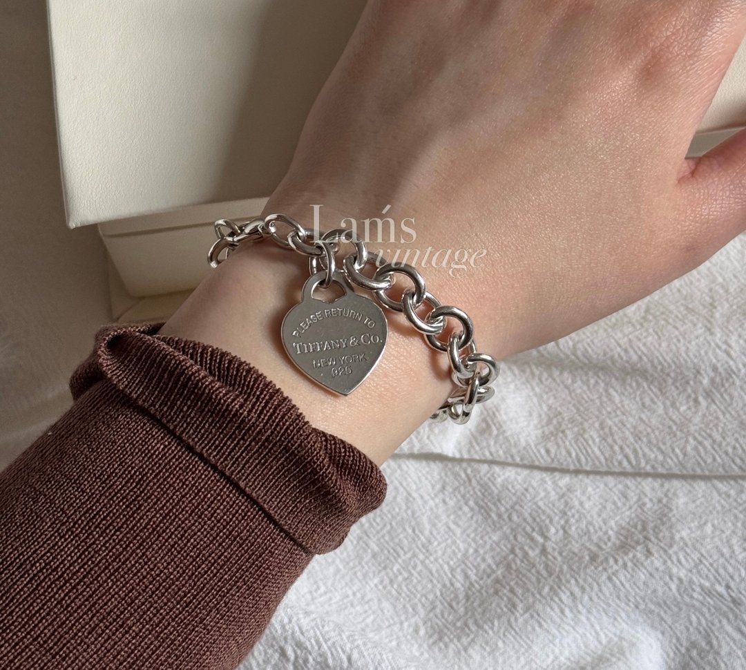 二手中古Tiffany&Co. Return to 925纯银 手鈪 手链 - 手链/手环 - 纯银 银色