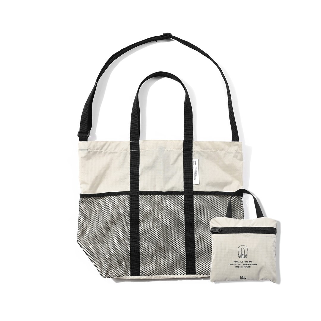 PT 便携型两用托特包(18L) 米灰 - 手提包/手提袋 - 尼龙 灰色