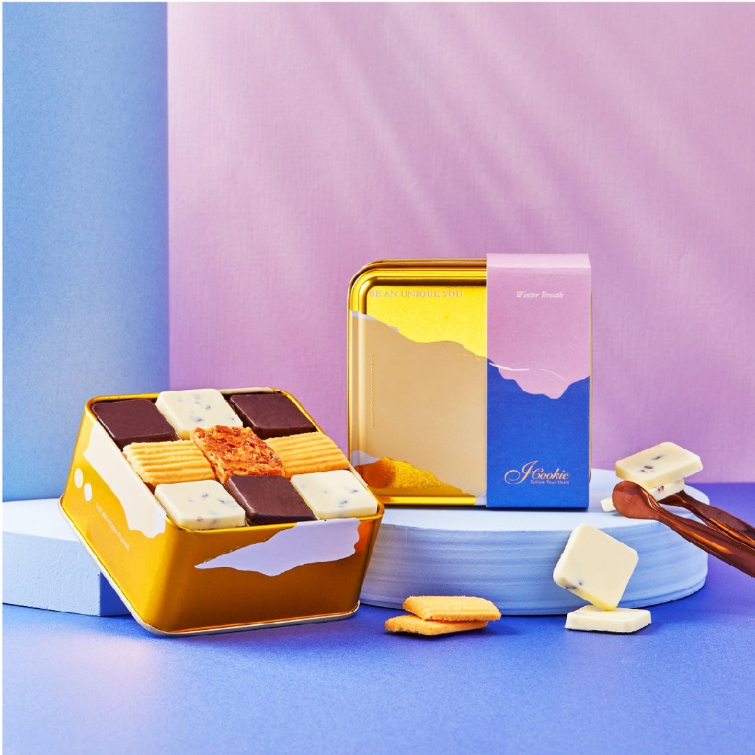 【iCookie私房手作】冬季限定 Mini综合小品-冬天气息 - 蛋糕/甜点 - 纸 蓝色