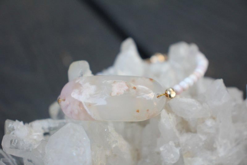 樱花入光 - 手链/手环 - 宝石 