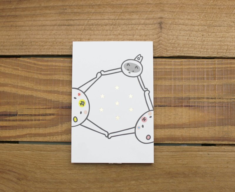 【便条纸】 白熊6色便条纸(星星)31019 - 便条纸/标签贴 - 纸 白色