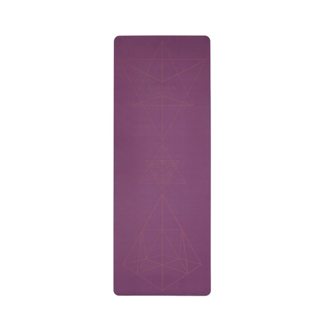 【Clesign】COCO Diamond Mat 瑜珈垫 4.5mm - Pansy - 瑜珈垫 - 其他材质 紫色