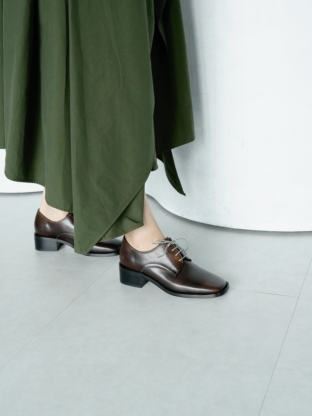 Sample Sale Re 35 Derby shoes - 玛莉珍鞋 - 真皮 多色
