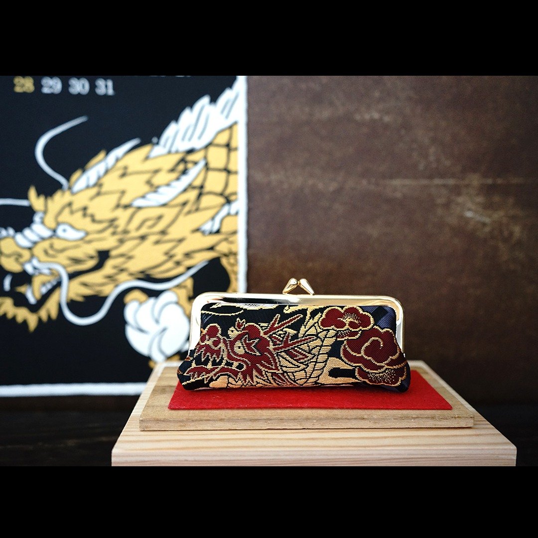 西阵织|京都奈设计金襴印鉴包-龙运当头 - 印章/印台 - 其他金属 