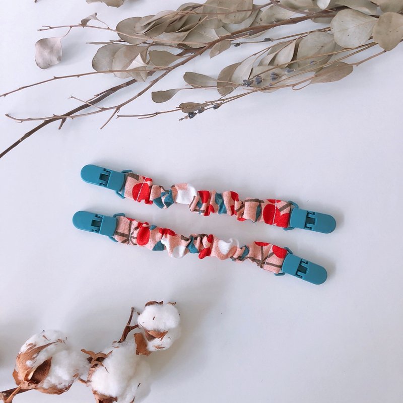 岛森家 / 双头万用夹 /樱桃派 - 其他 - 棉．麻 粉红色