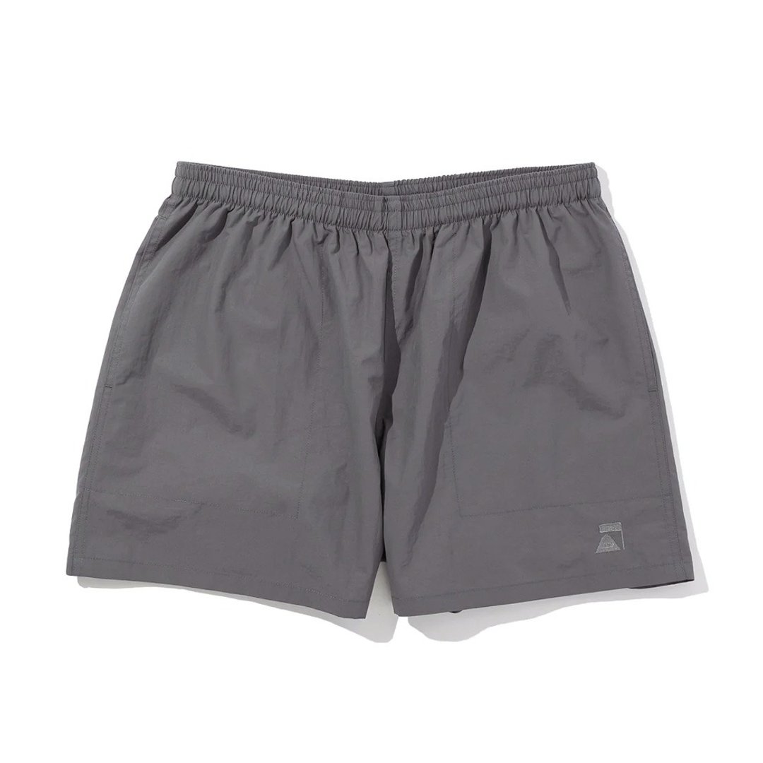 日本限定POLER NYLON WIDE STUFF SHORTS 尼龙宽版短裤 / 灰 - 男士短裤 - 尼龙 灰色