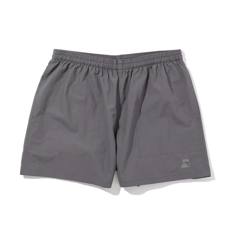 日本限定POLER NYLON WIDE STUFF SHORTS 尼龙宽版短裤 / 灰 - 男士短裤 - 尼龙 灰色