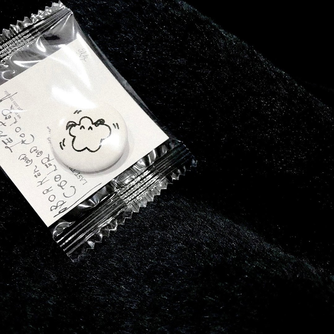 米花战士徽章白 POP ARCHANGEL Pin - 徽章/别针 - 防水材质 白色