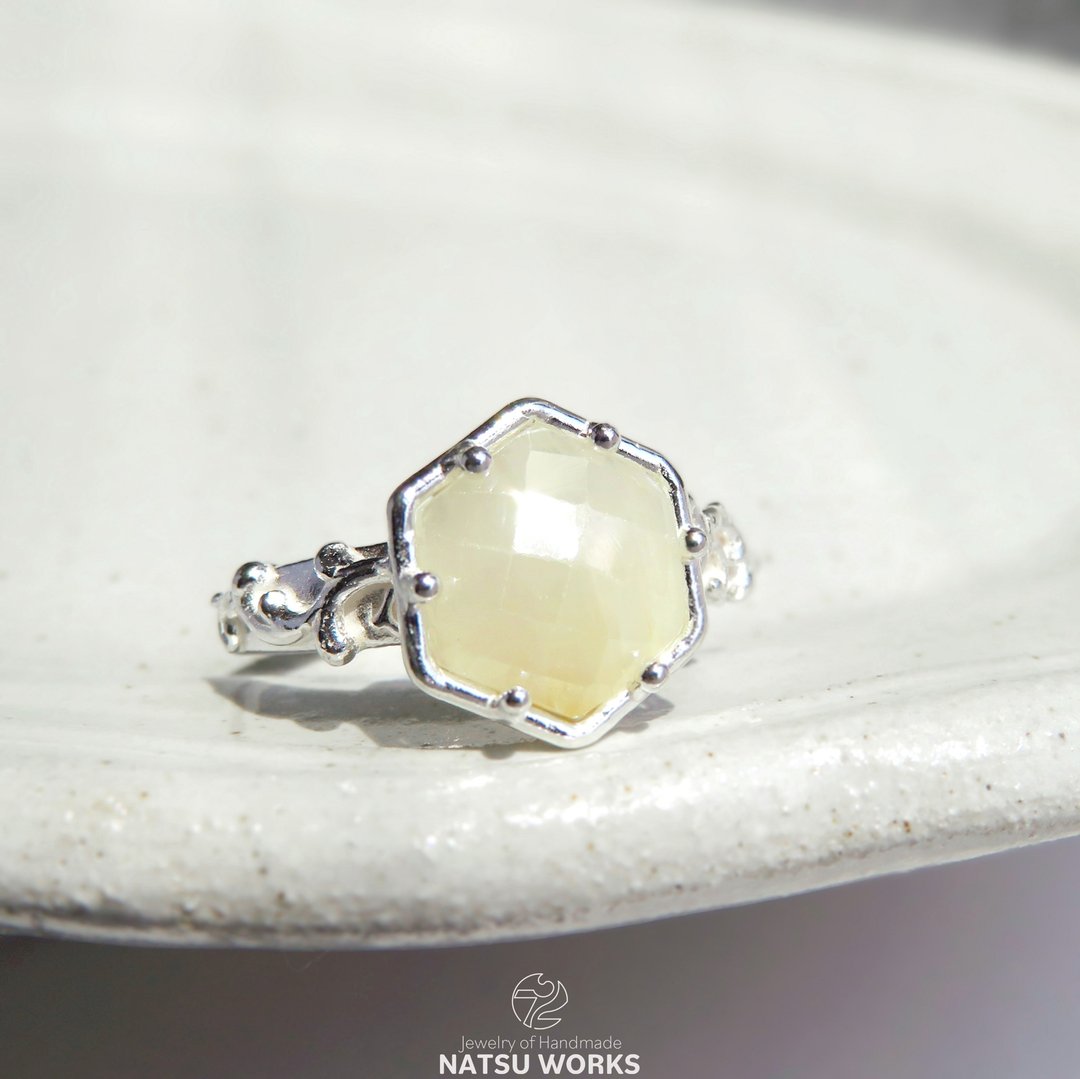 蓝宝石戒指 / Yellow Sapphire Ring 2 - 戒指 - 宝石 黄色