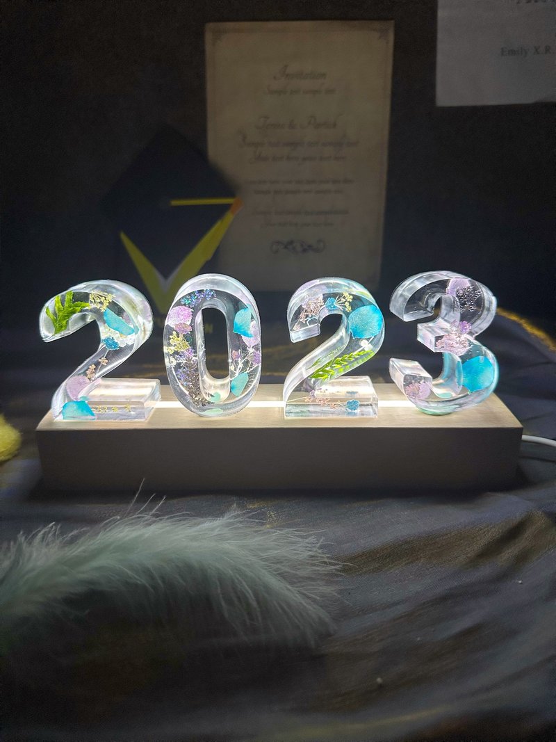 KL- 晶漾幸运数字USB夜灯 - 摆饰 - 塑料 