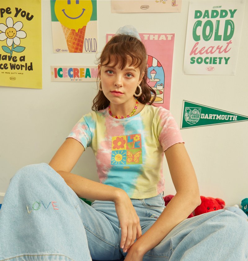 Rise & shine Croped top - 女装上衣 - 棉．麻 多色