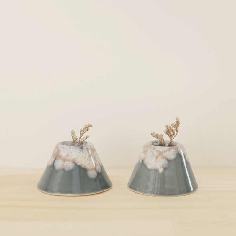 小雪山 | 摆饰/花器 | 灰色 - 植栽/盆栽 - 陶 灰色