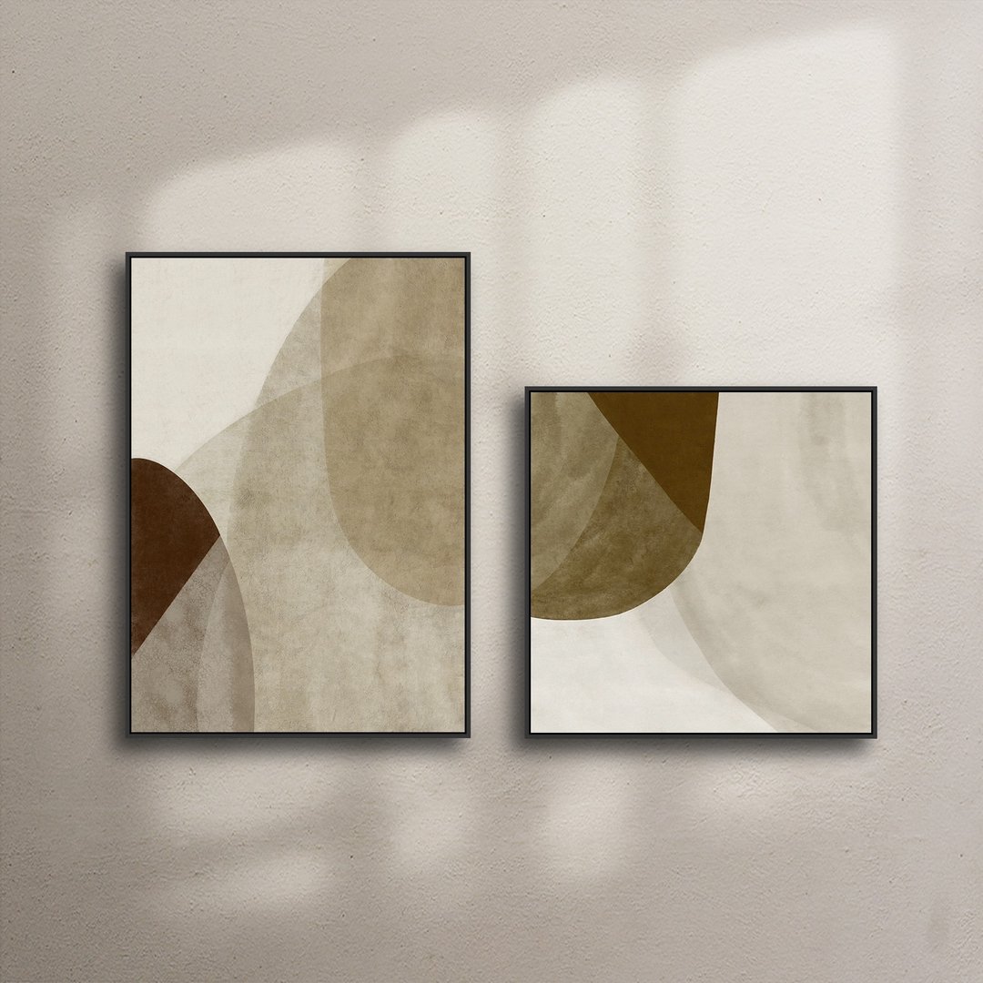 褐语・曦晨 | 艺术装饰画 | 挂画 | 抽象画 | 居家装饰 - 海报/装饰画/版画 - 木头 