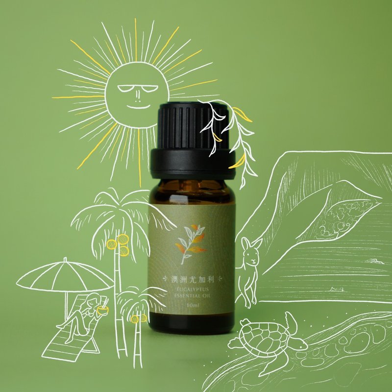 【异国香氛旅程】澳洲尤加利精油10ml / 水氧机扩香精 - 香薰/精油/线香 - 精油 