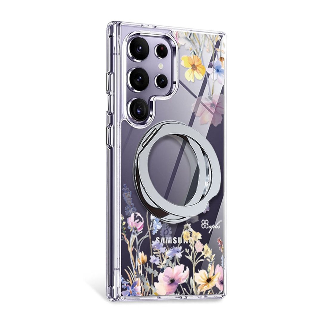 apbs Samsung S26/S25/S24/A56军规360旋转磁吸立架手机壳-十里春 - 手机壳/手机套 - 其他材质 多色