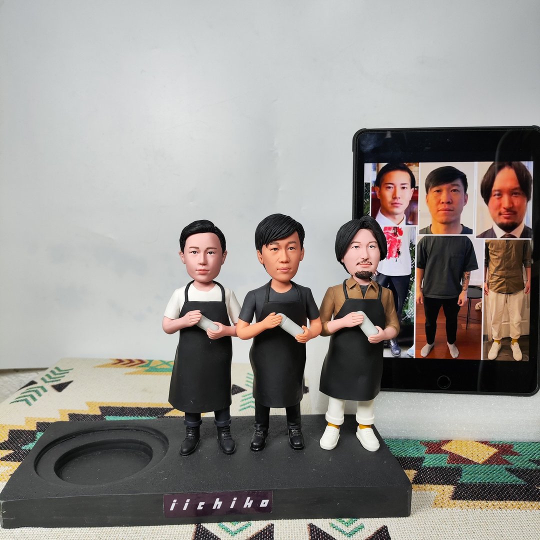 客制化人物公仔 人偶 3D人像画 似颜绘 肖像 定制 生日 纪念 礼物 - 玩偶/公仔 - 粘土 多色