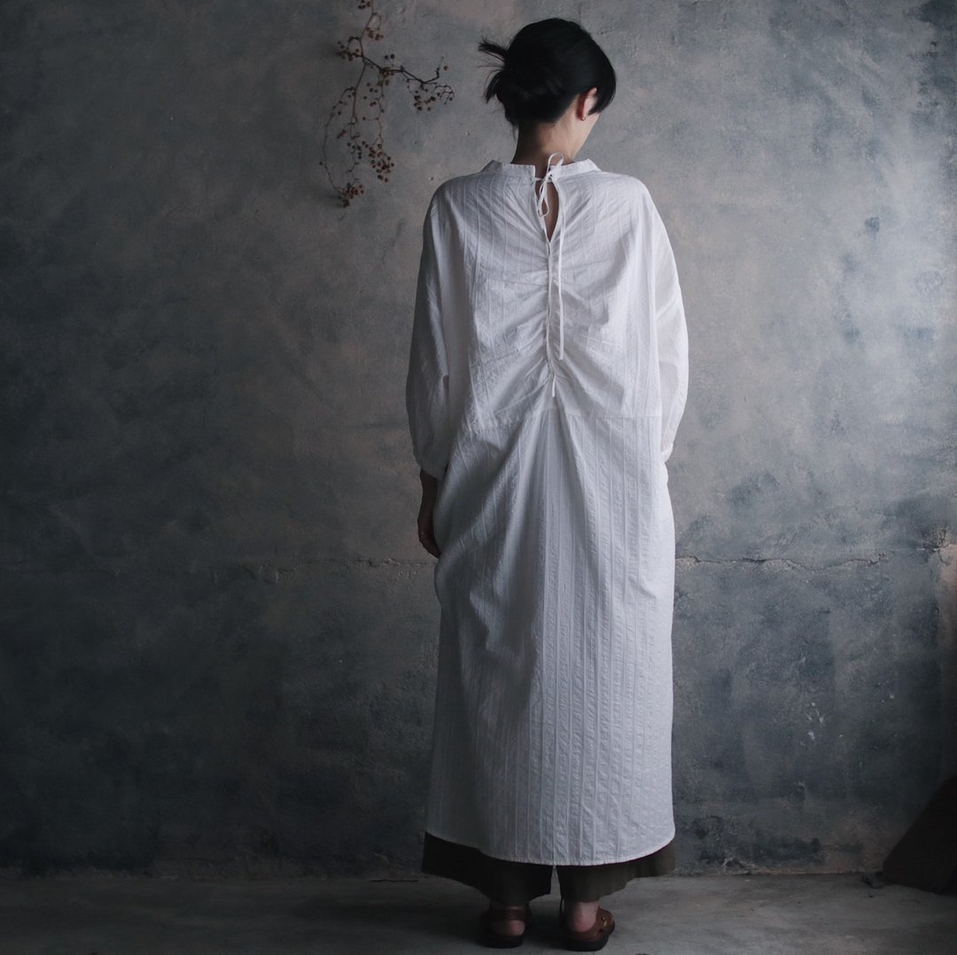 Omake Original / shiki pants - 洋装/连衣裙 - 棉．麻 白色