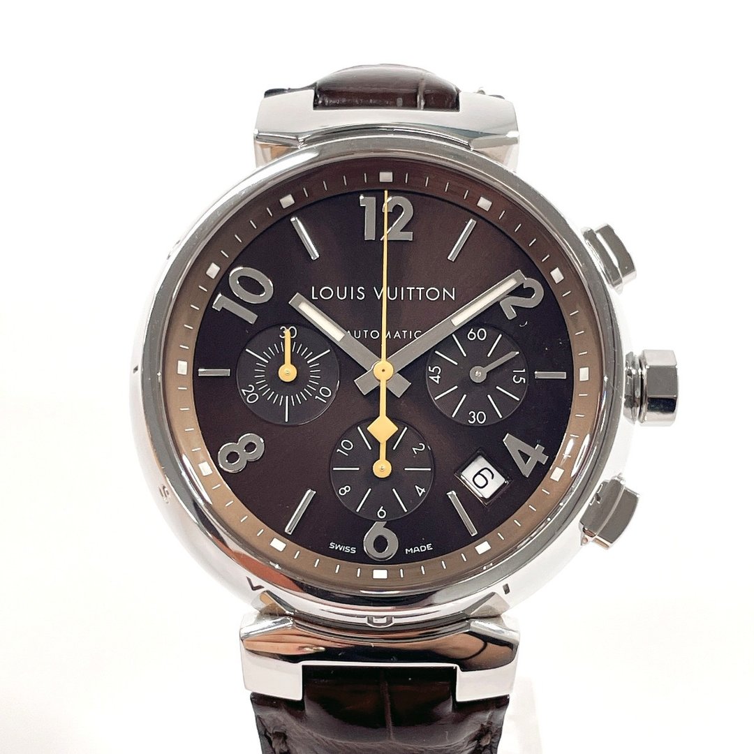 [日本直邮，二手，状况良好] Louis Vuitton 手表 Q1121 Tambour 计时码表不锈钢 - 女表 - 不锈钢 银色