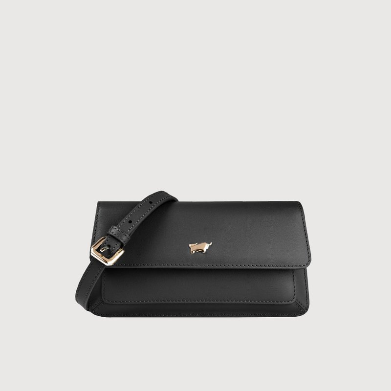 【免费升级送礼包装】艾拉 万用包-黑色/BF836-713-BK - 侧背包/斜挎包 - 真皮 黑色