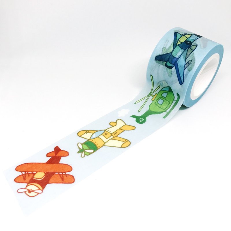 宝包小岛*飞机纸胶带 - 纸胶带 - 纸 多色