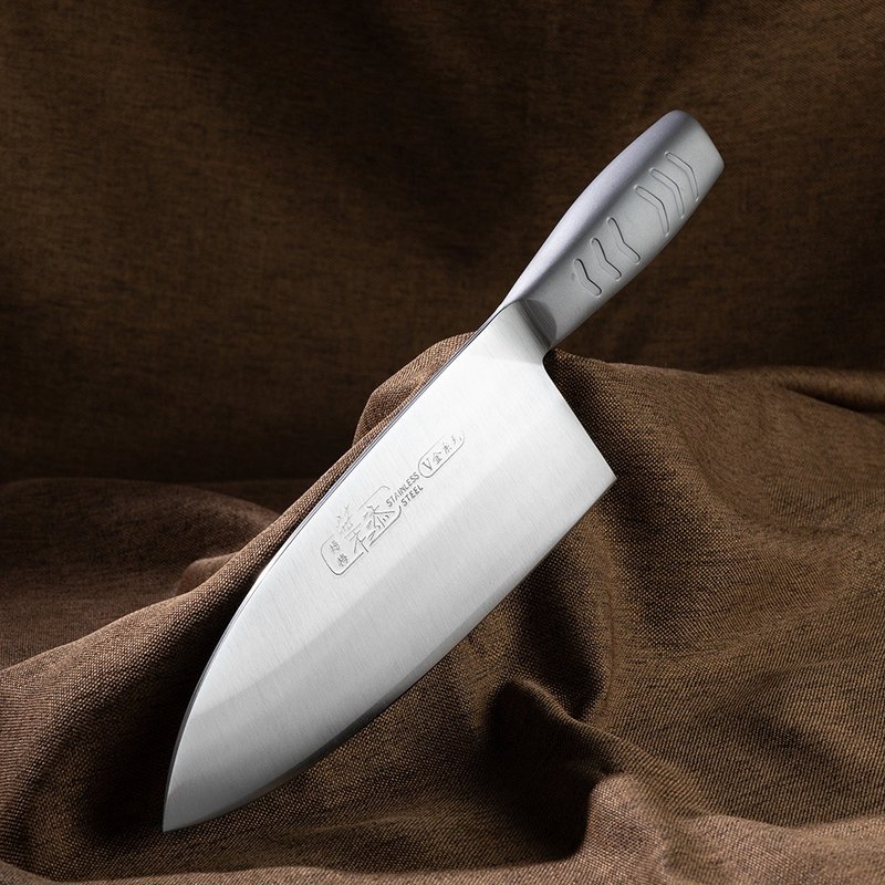 叶添-职业-沙鱼刀/鱼刀-铁柄 - 菜刀/刀架 - 不锈钢 