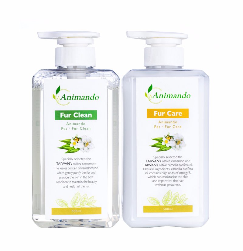 【无SLS 无香精 无色素】森动宠物皮毛养护组 洗500ml+护500ml - 清洁/美容 - 其他材质 