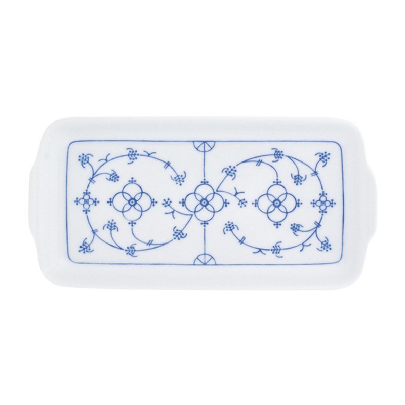 BLAU SAKS系列- 21cm长方盘 - 盘子/餐盘/盘架 - 瓷 蓝色