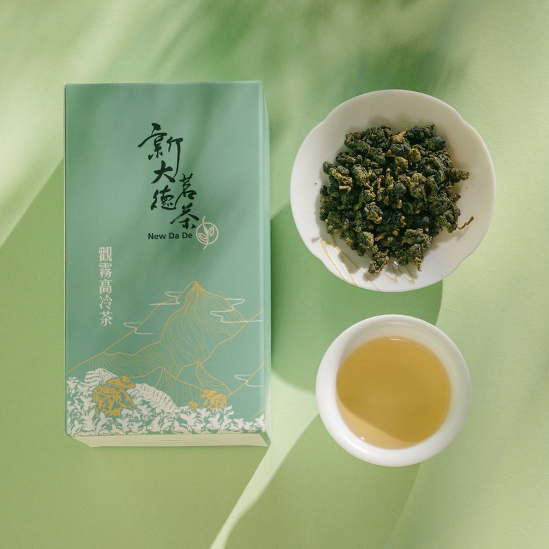 【 观雾高冷茶 】夏季乌龙茶  四两纸盒装 - 茶 - 纸 蓝色