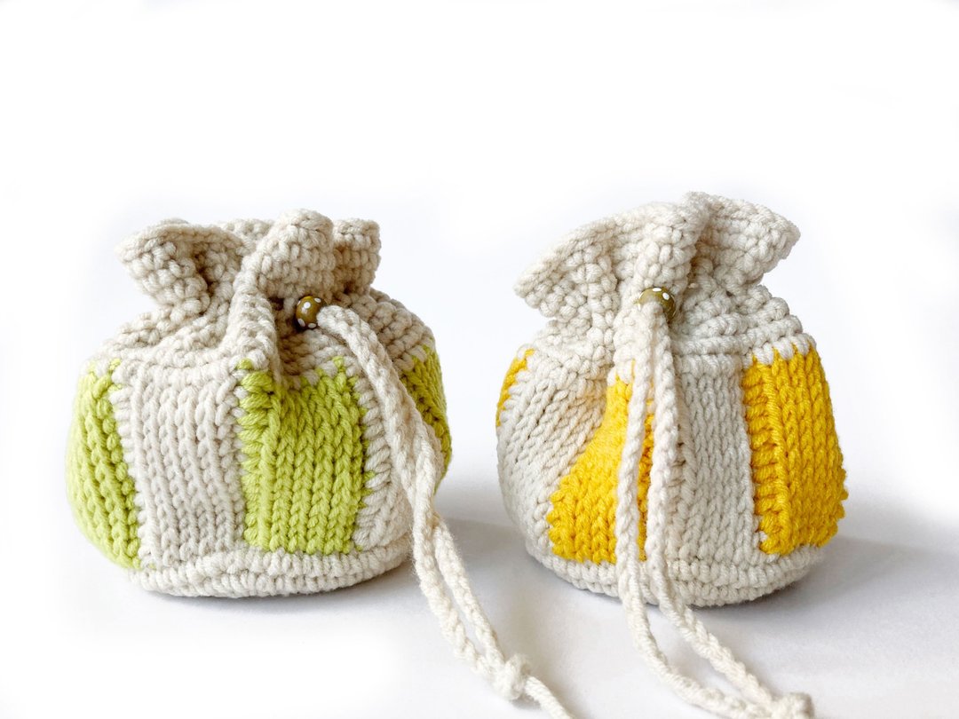 迷你水桶束口袋 束口包 相机/耳机收纳 Bucket Drawstring Pouch - 束口袋双肩包 - 棉 多色
