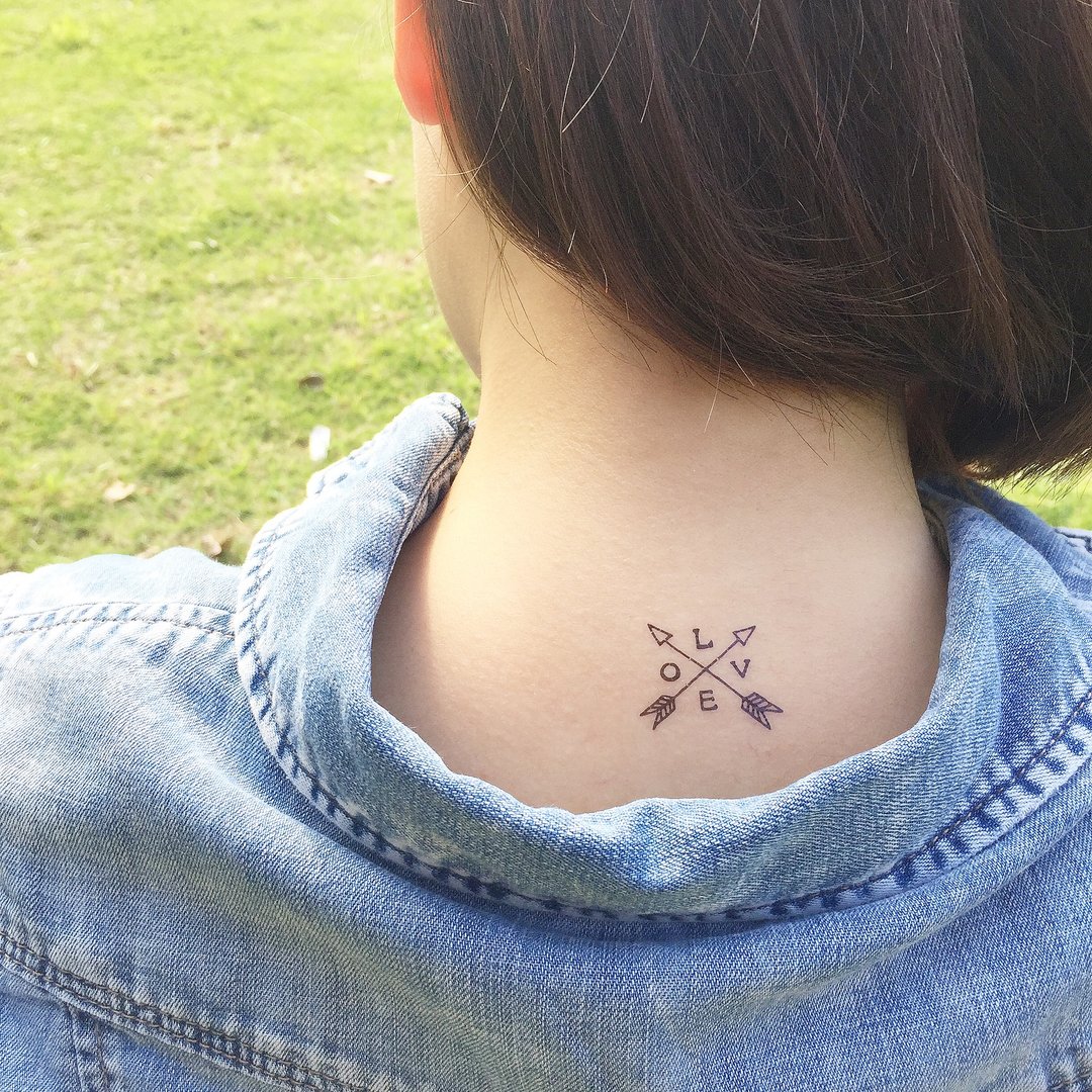 美式怀旧系纹身贴纸 / 手绘刺青 / oldschool tattoo sticker / 三送一 - 纹身贴 - 纸 