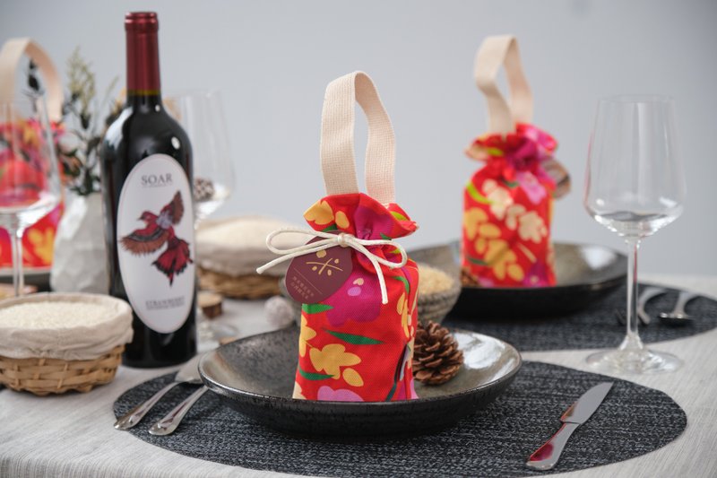 无米乐【 花布米-台湾越光米 】 - 五谷杂粮/米 - 新鲜食材 红色