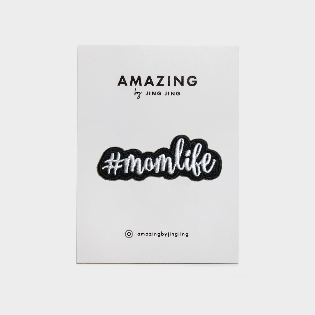 Sticker布贴 - mom life - 徽章/别针 - 绣线 