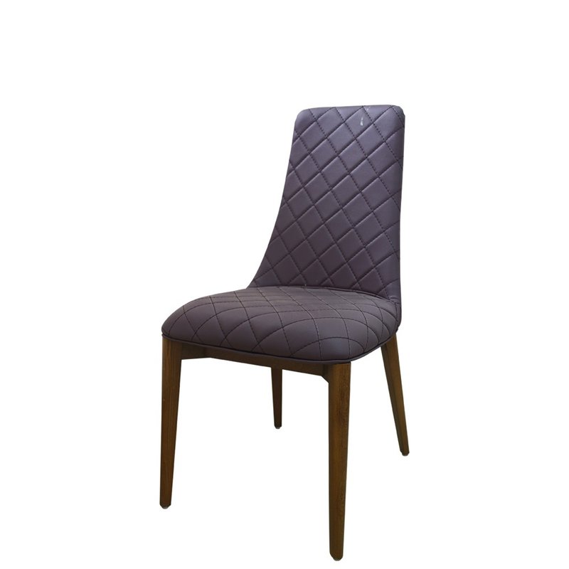 展示品出清 / 9098-1 小香风皮椅 - 椅子/沙发 - 人造皮革 紫色