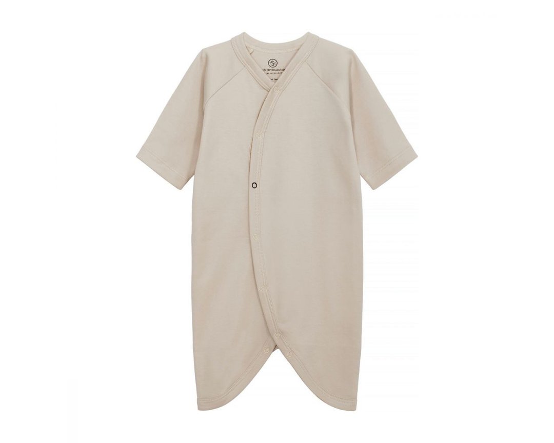 The Sleepy Collection - 宝宝和服式匹马棉家居服/睡衣 - Pebble - 包屁衣/连体衣 - 棉 