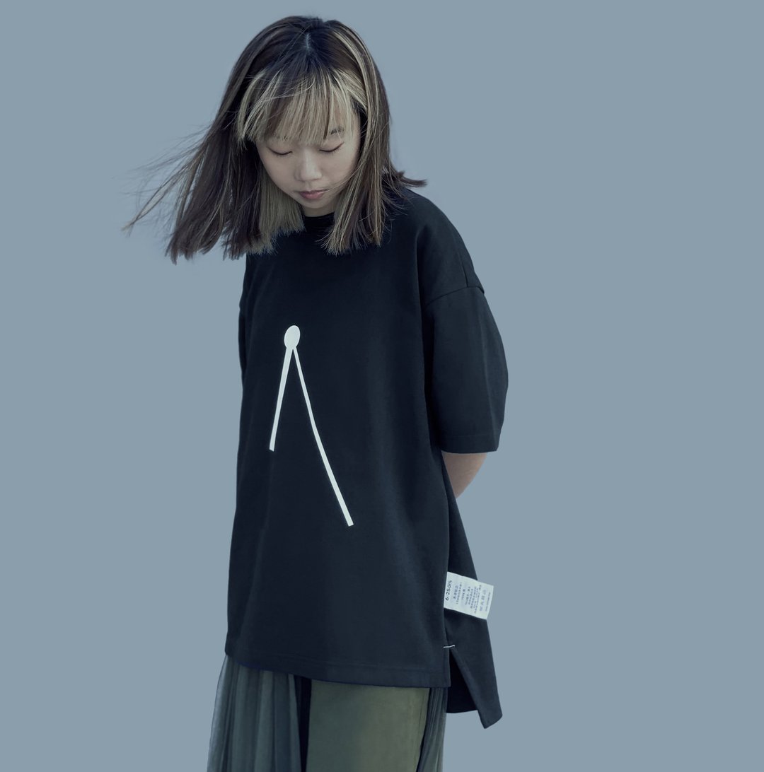 6:25am Brand Tee - 黑色 - 中性连帽卫衣/T 恤 - 棉 黑色
