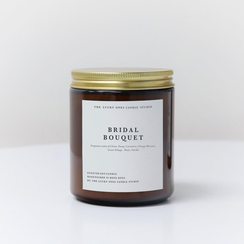 No.107 BRIDAL BOUQUET | 手工大豆蜡烛 | 香氛蜡烛 - 蜡烛/烛台 - 蜡 透明