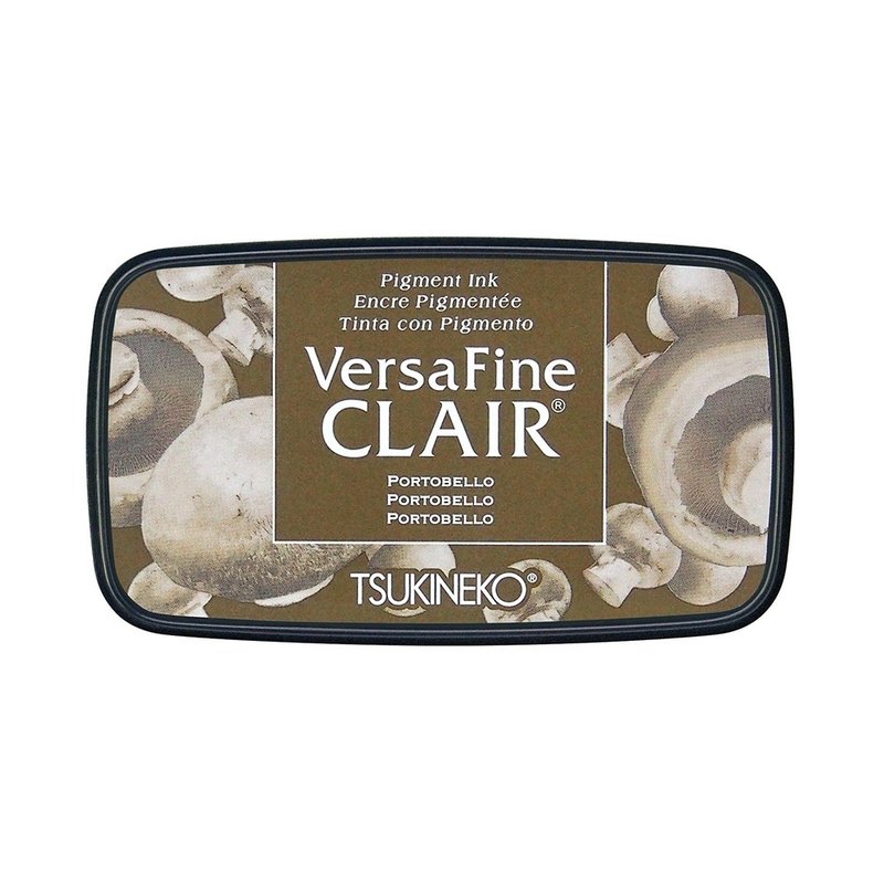 【TSUKINEKO 日本月猫】油性速干极细印台 梦幻柔调 大顶波特菇 - 印章/印台 - 塑料 卡其色