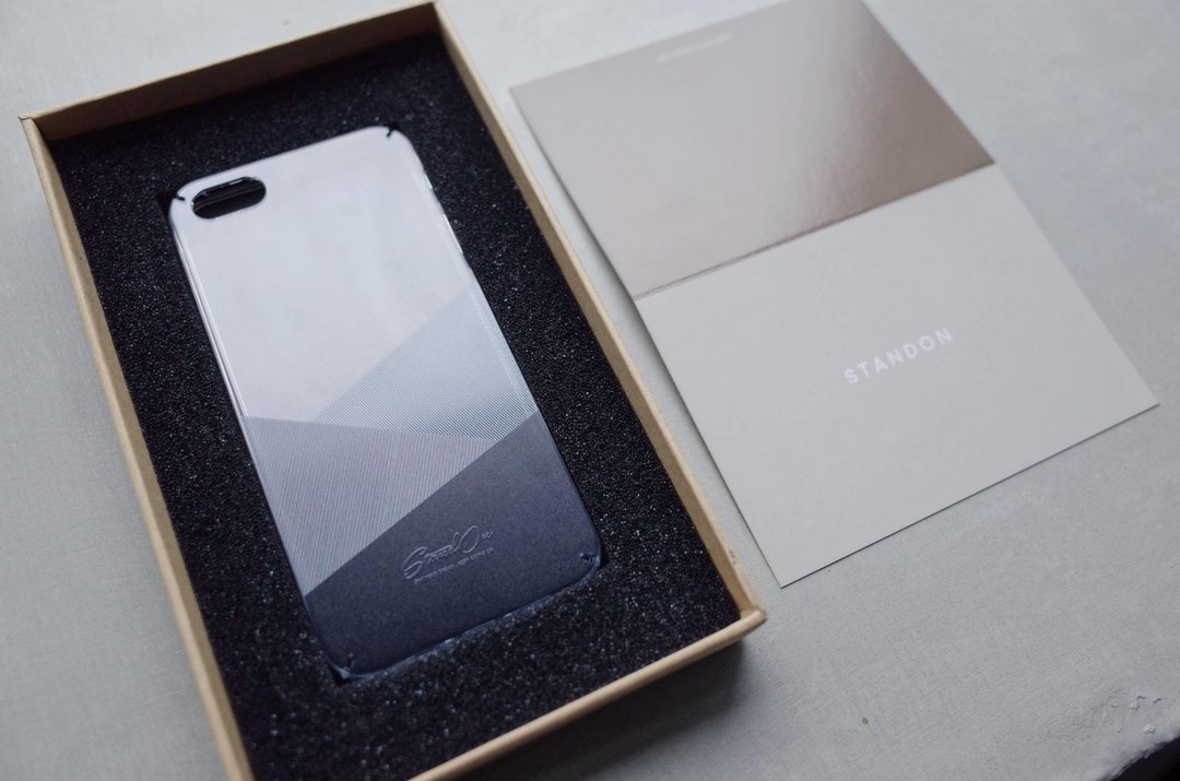 | StandOn | Classic Thread Phone Case - Independence Blue 车线质感电话壳 - 手机壳/手机套 - 塑料 灰色