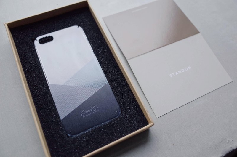 | StandOn | Classic Thread Phone Case - Independence Blue 车线质感电话壳 - 手机壳/手机套 - 塑料 灰色