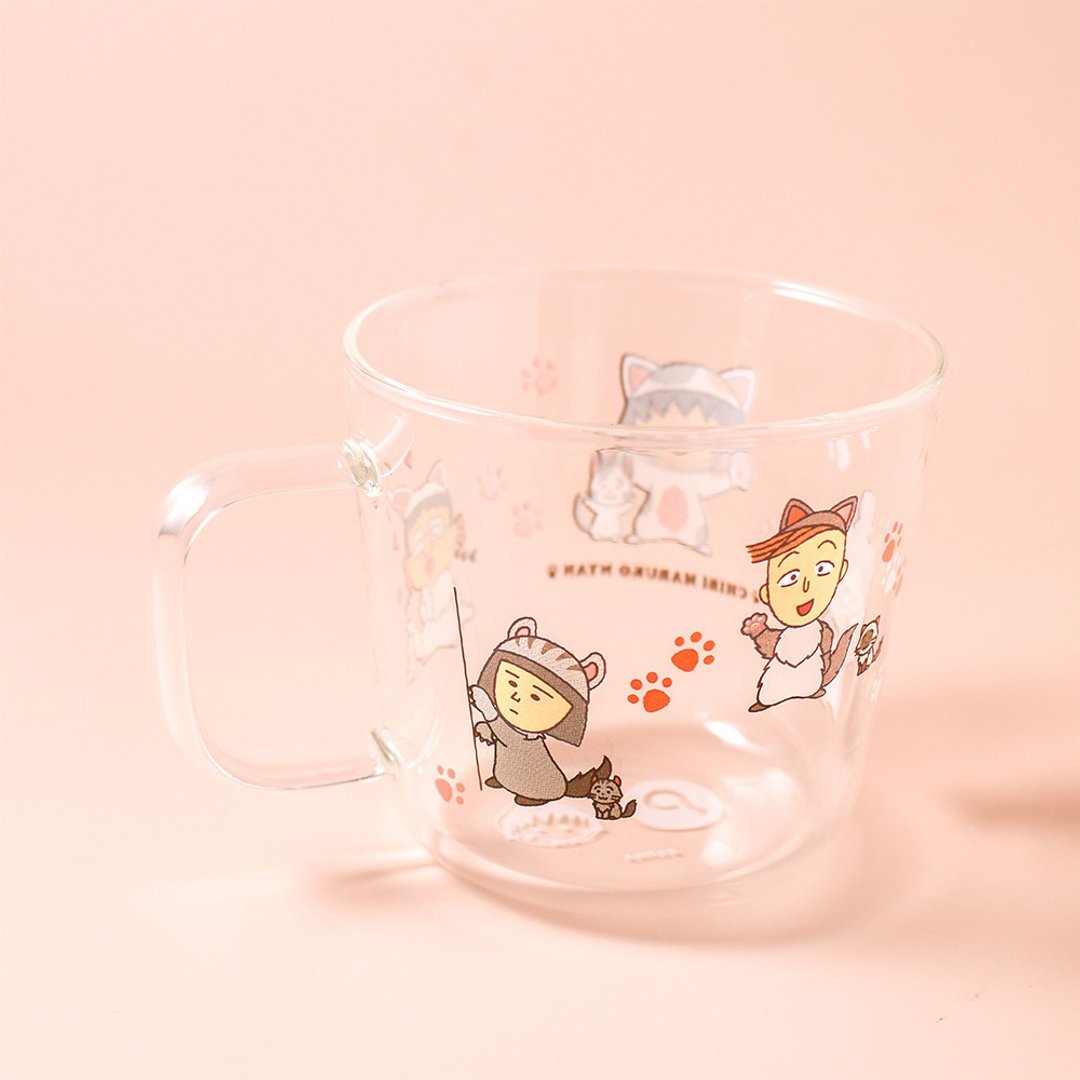 【Pinkoi x 樱桃小丸子】系列商品优惠2入组 - 玻璃杯 - 玻璃 透明