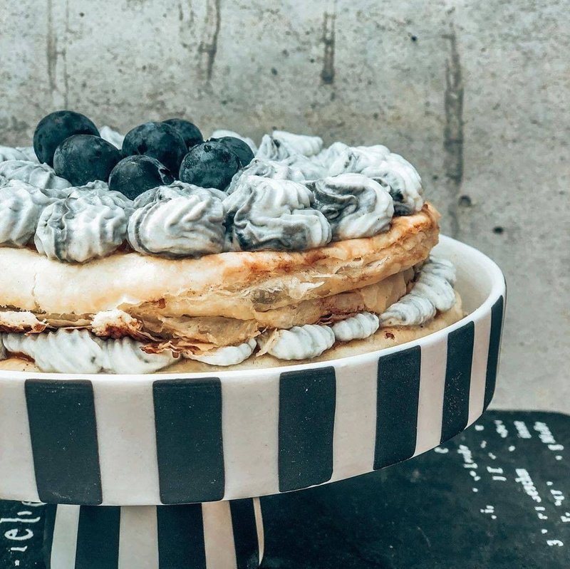 Toppu 托盘 /  黑白条纹 - 托盘/砧板 - 陶 多色