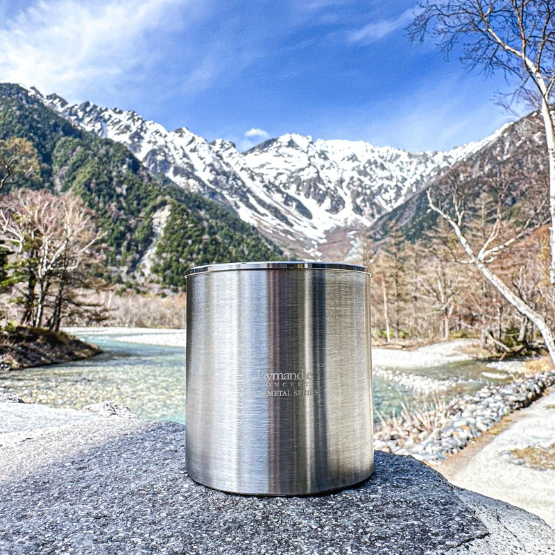 精钢容器系列香薰蜡烛杯 Version 2.0 - 神の故乡 系列香气 - 蜡烛/烛台 - 不锈钢 银色
