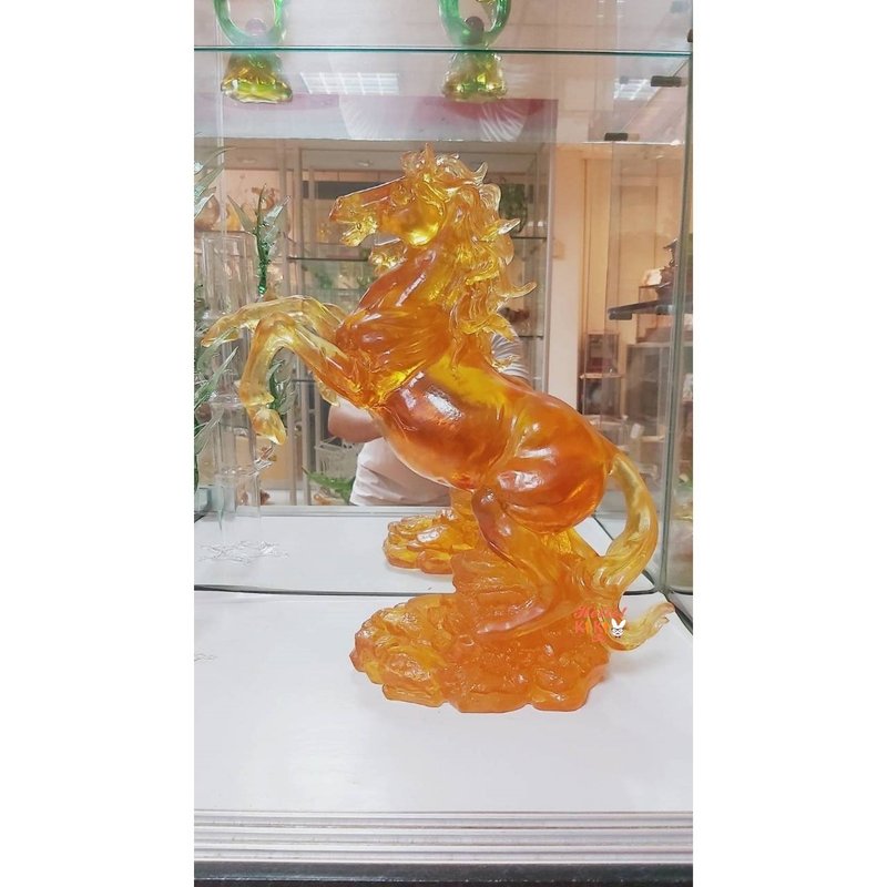 琉璃 步步高升 开幕礼物 升迁送礼 退休贺礼 退伍礼品 乔迁礼物 - 其他 - 其他材质 金色