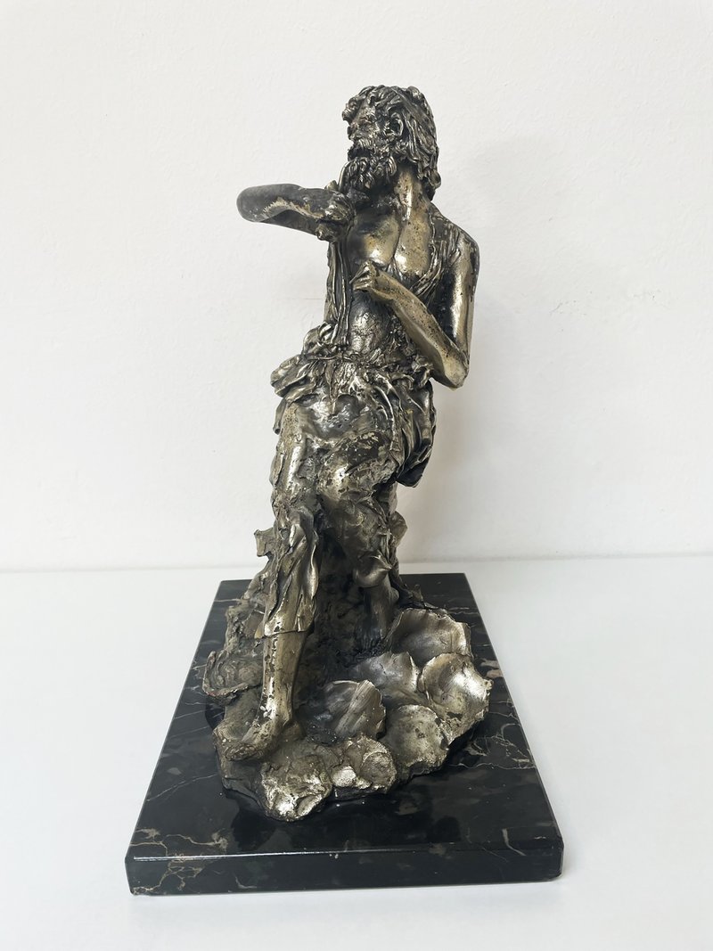 那不勒斯渔夫雕塑 - 摆饰 - 其他材质 咖啡色