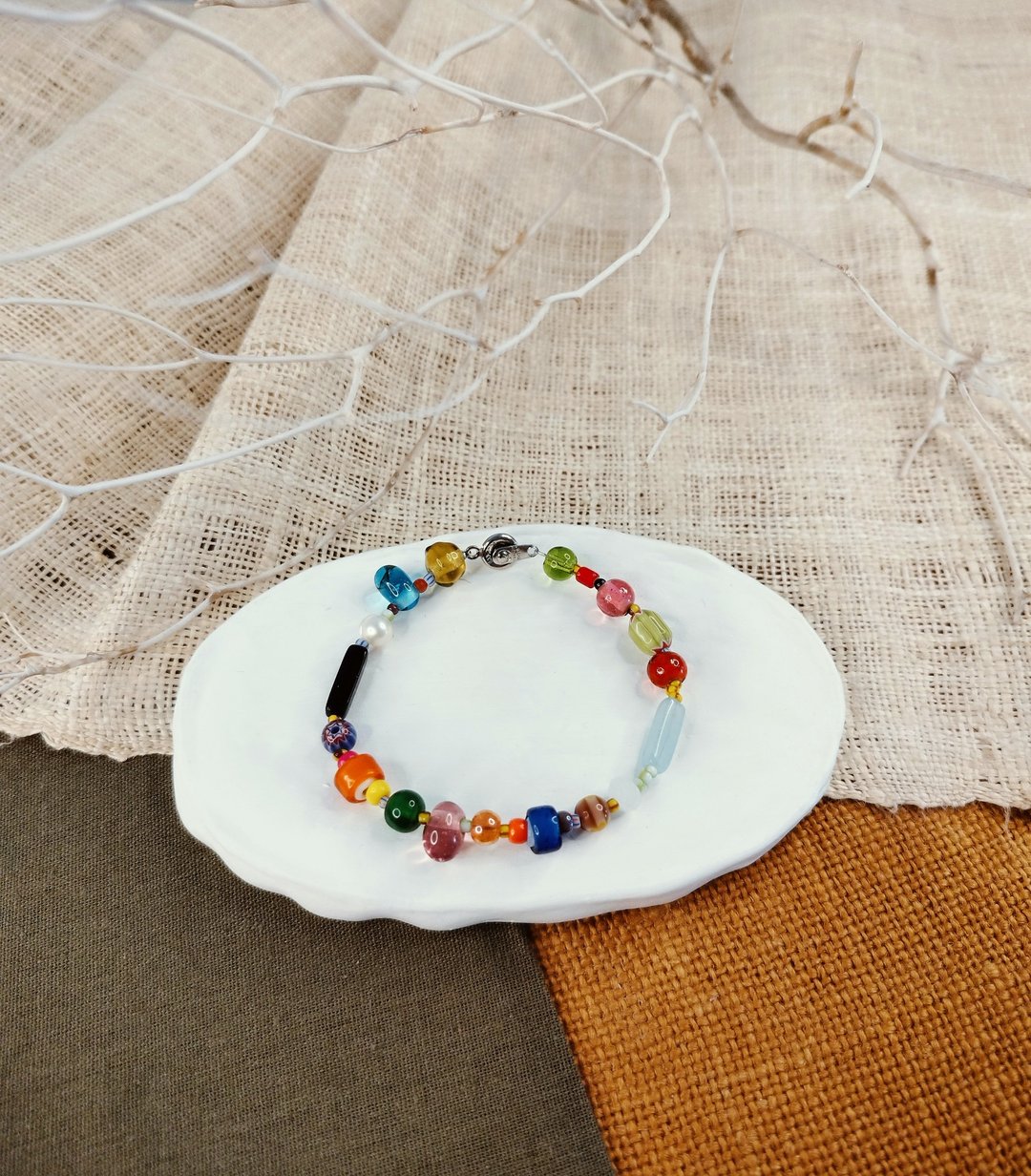 Pixxy Summer Beads - 手链/手环 - 贵金属 