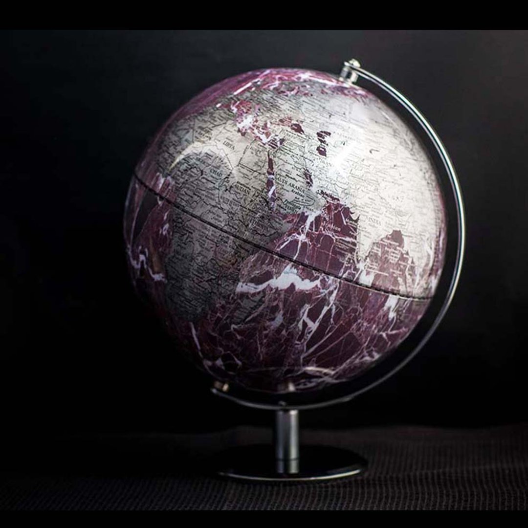 Skyglobe 10寸紫色大理石纹路地球仪(英文版) - 摆饰 - 塑料 紫色