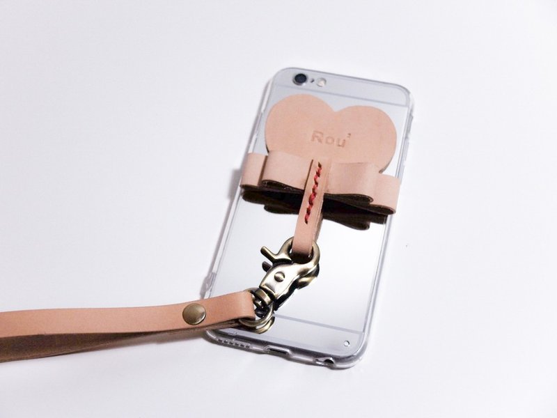 定制化 红心J手机壳 - 手机壳/手机套 - 真皮 咖啡色