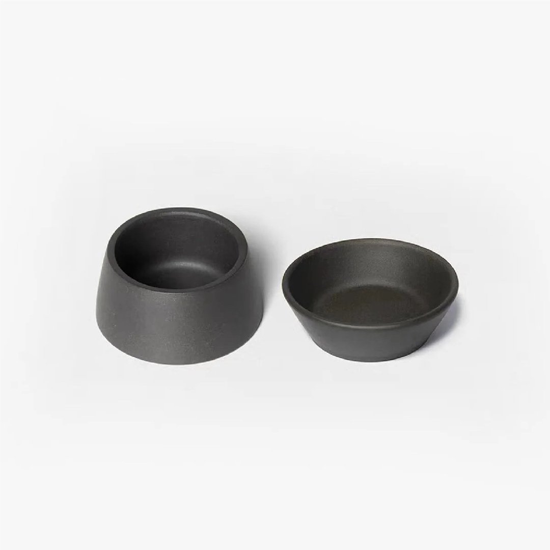 【客制化礼物】DEFRONT  紫砂品茗杯 |  茶道配件功夫茶杯 旅行便 - 茶具/茶杯 - 其他材质 黑色